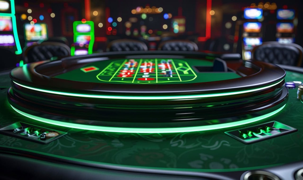 Casino games lobby with slots and live dealer tables
